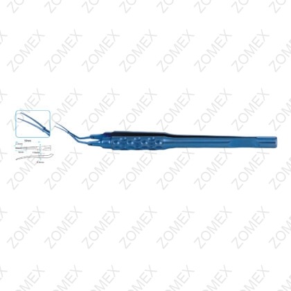 Inamura Round Handle Capsularhexis Forceps for Scleral Tunnel Incision